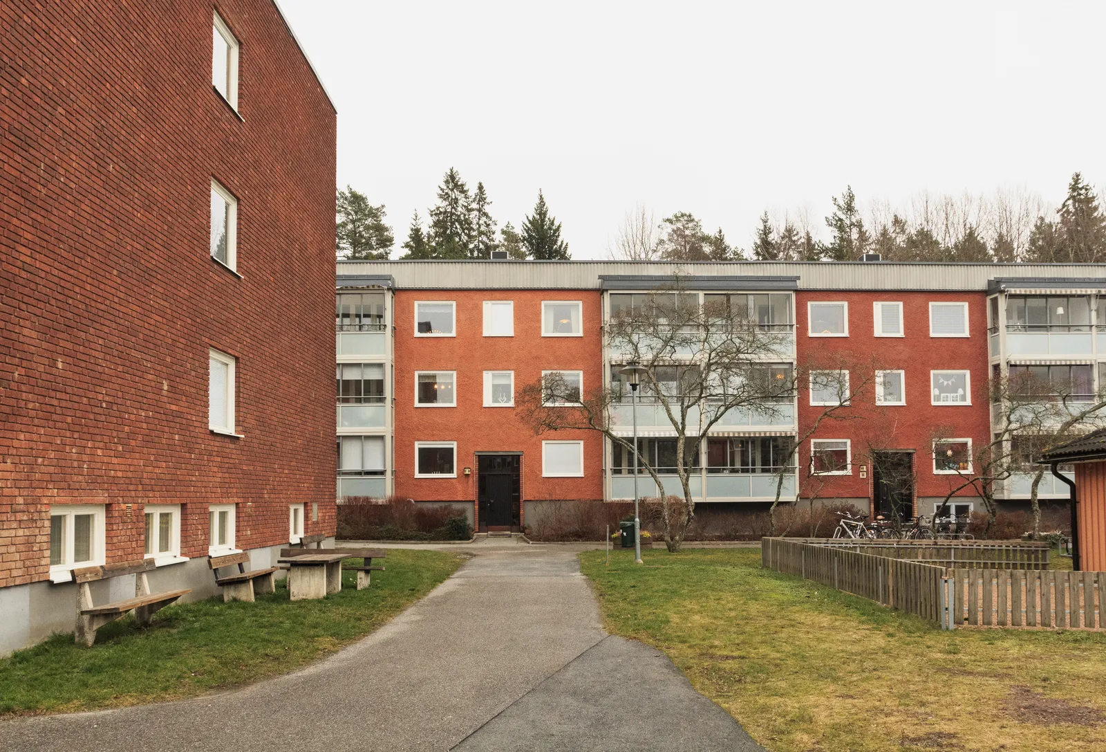 Hus i Lahäll där radonhalten mäts