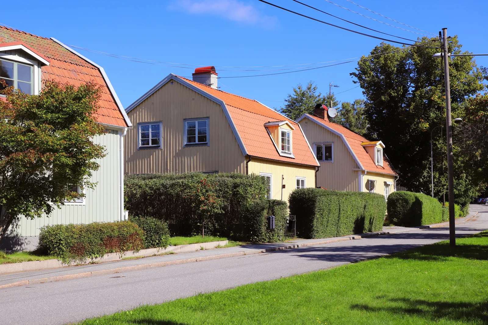 Hus i Tibble där radonhalten mäts